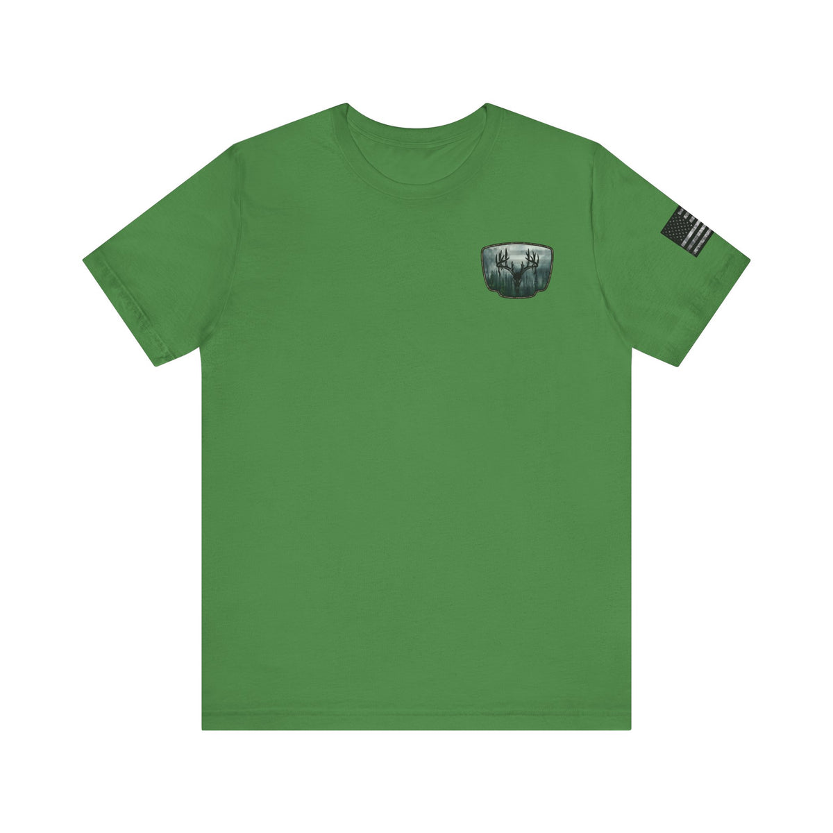 Deer Skull Forest Flag Hunting Tee