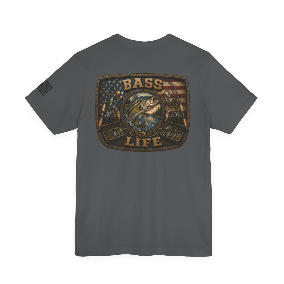 Bass Life Largemouth Bass Fishing T-Shirt – WRAEVN OUTDOORS Angler Tee