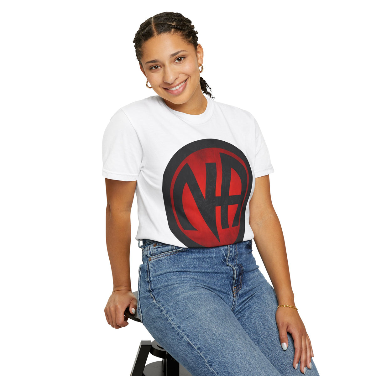 Narcotics Anonymous NA Logo – Red & Black Recovery Symbol Art T-Shirt, Recovery T-Shirt