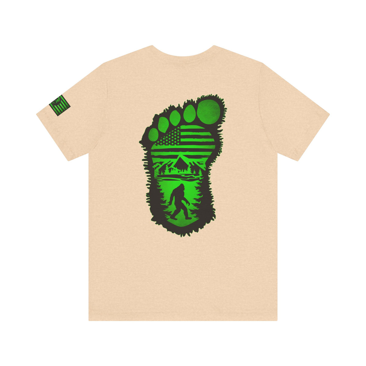 Bigfoot Adventure Tee, Unisex Graphic Tee, Nature Lovers Shirt, Hiking Outfit, Outdoor Exploration Clothing