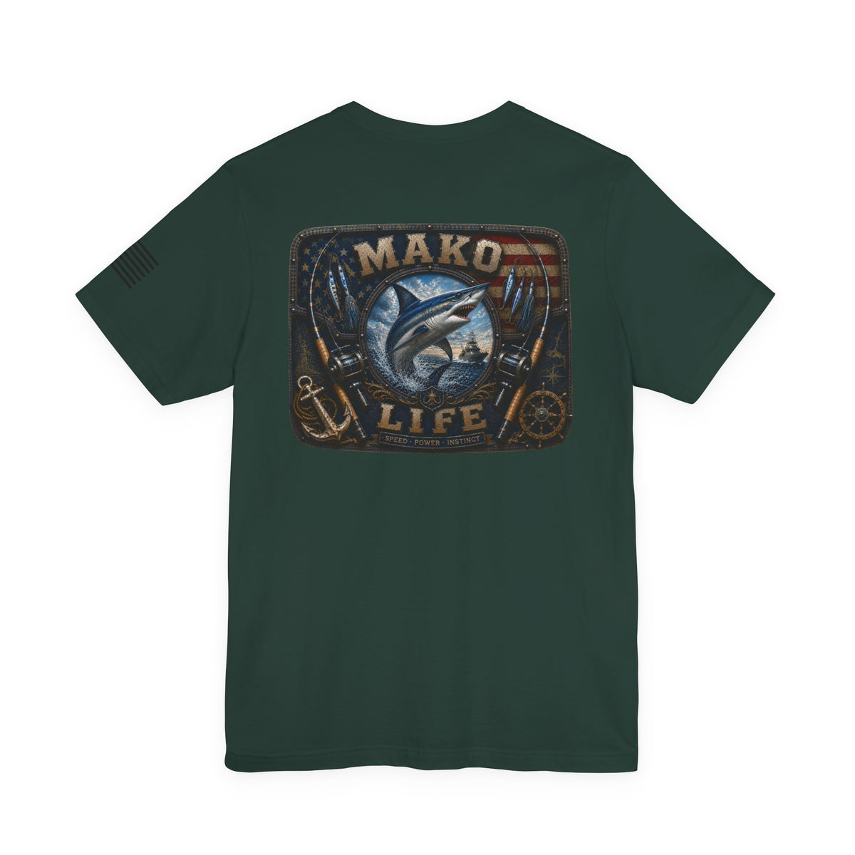 Mako Life Shark Fishing T-Shirt – WRAEVN OUTDOORS Offshore Angler Tee