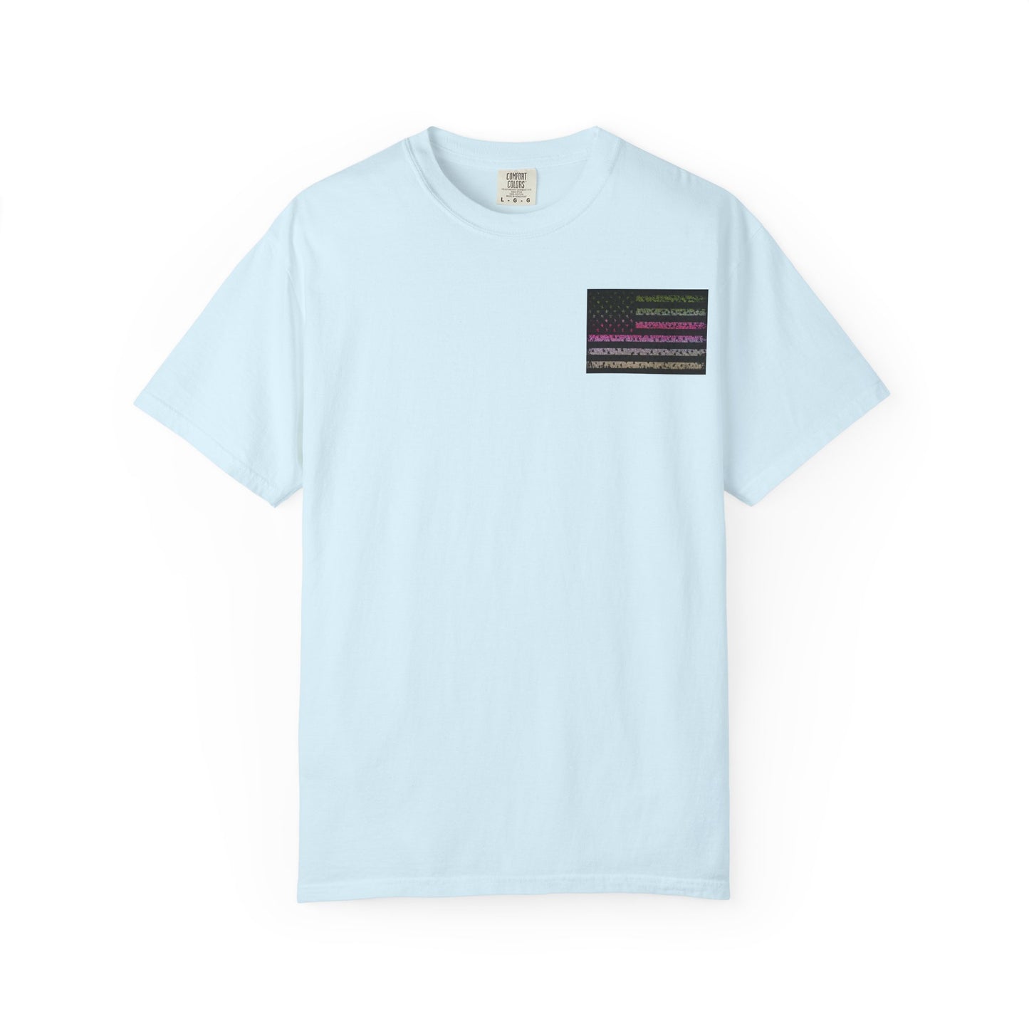 Trout Life T-Shirt — Fishing Graphic Tee with Trout & American Flag