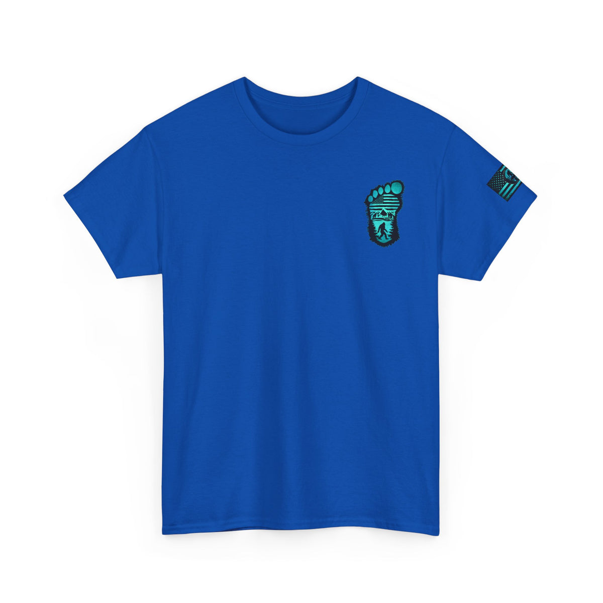 Bigfoot Adventure Unisex Heavy Cotton Tee – Perfect for Outdoorsy Souls, Nature Lovers, Hiking, Camping, Gifts