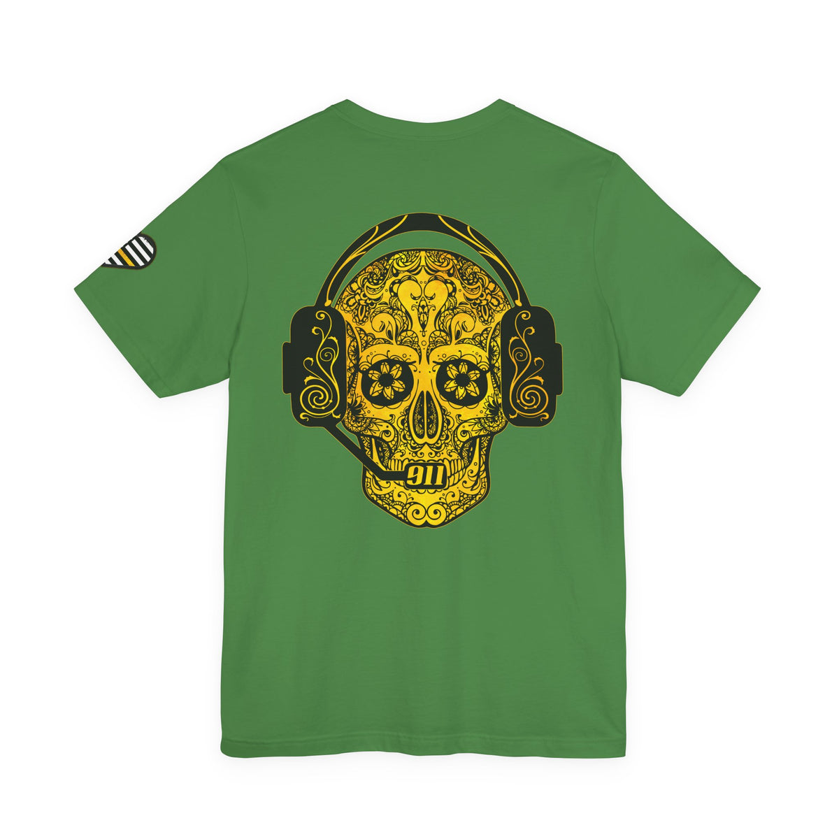 Shot Caller Sugarskull Tee, Dispatcher T-Shirt, 911 Operator Shirt, Unisex Jersey Tee, Short Sleeve Top