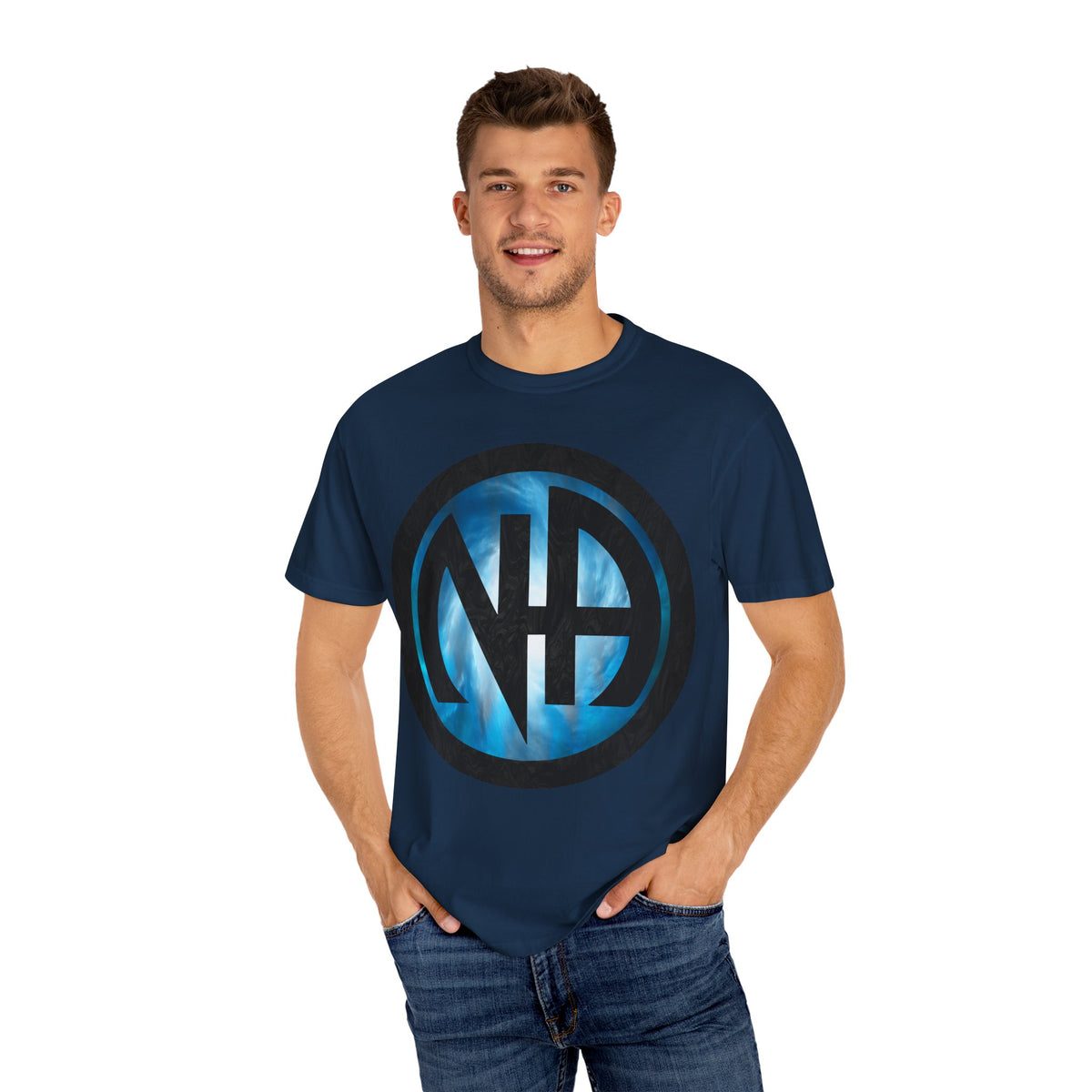 Narcotics Anonymous NA Logo – Cloud & Black Recovery Symbol Art T-Shirt, Recovery T-Shirt