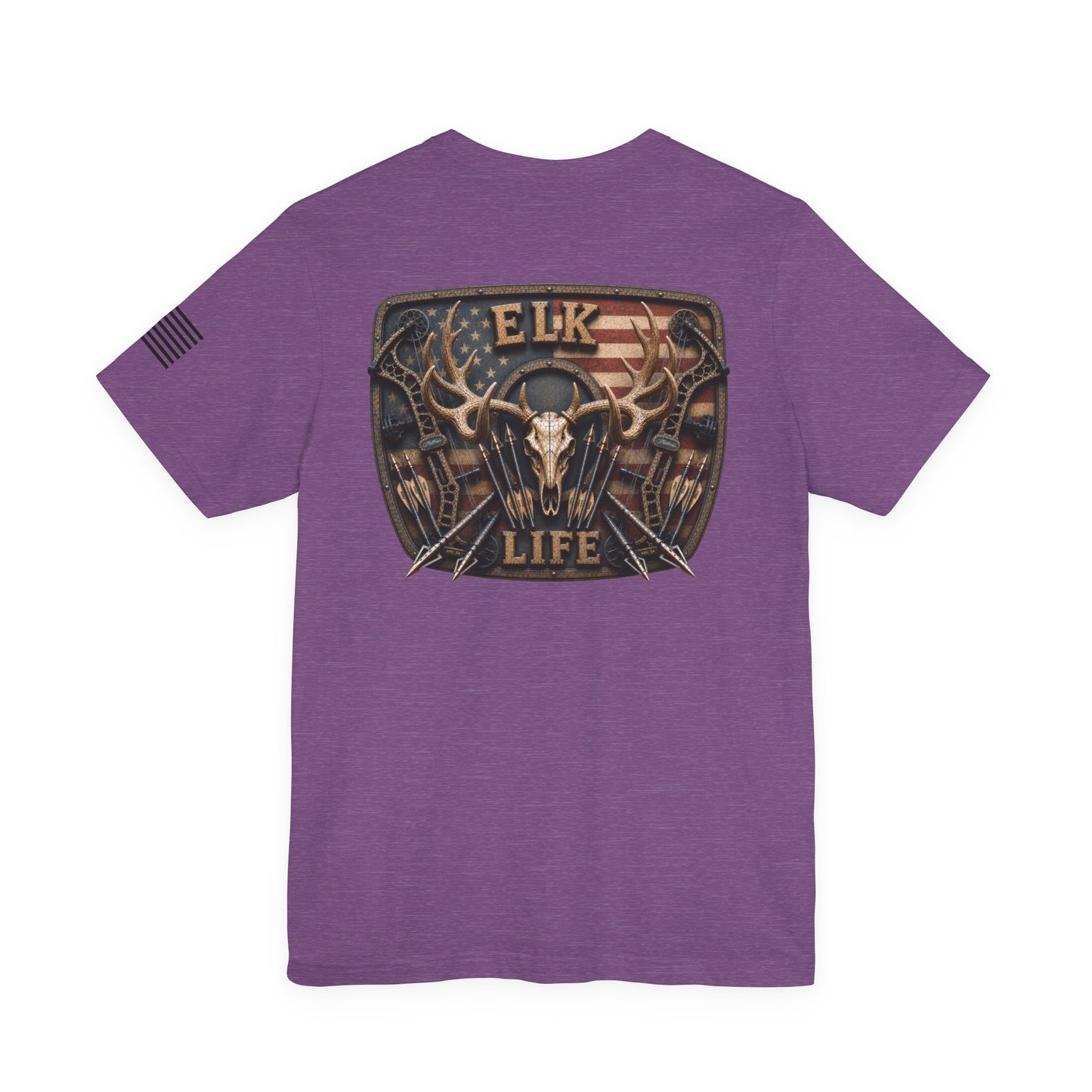 Elk Life American Archery Hunting T-Shirt – WRAEVN OUTDOORS Bowhunter Tee