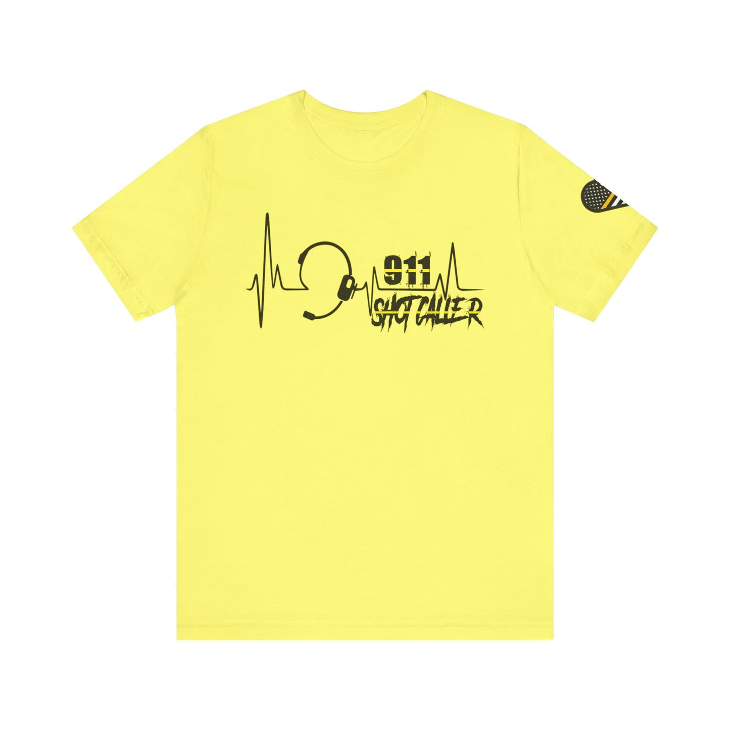 Shot Caller Sugarskull Tee, Dispatcher T-Shirt, 911 Operator Shirt, Unisex Jersey Tee, Short Sleeve Top