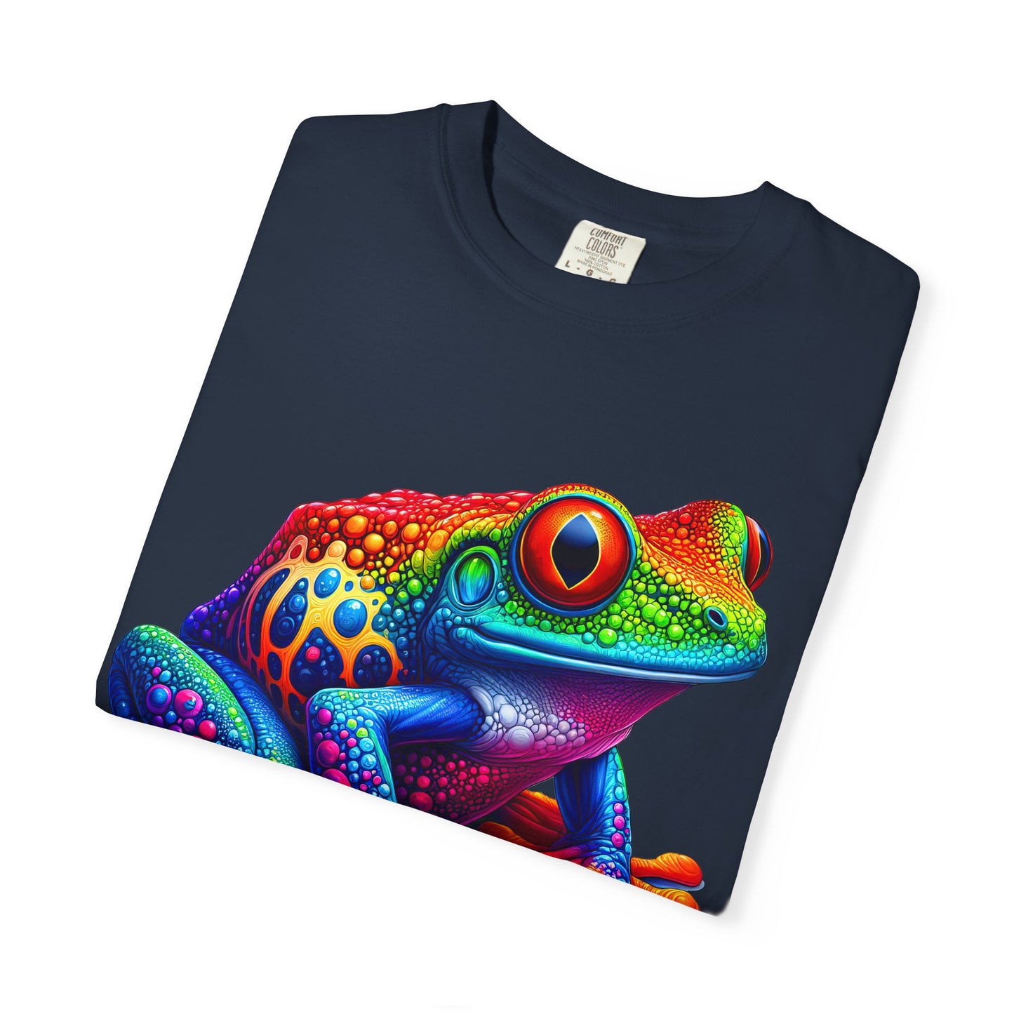 Frog T-Shirt | Unisex Garment-Dyed Tee for Nature Lovers, Eco-Friendly Gift, Birthday, Summer Vibe, Outdoor Adventure