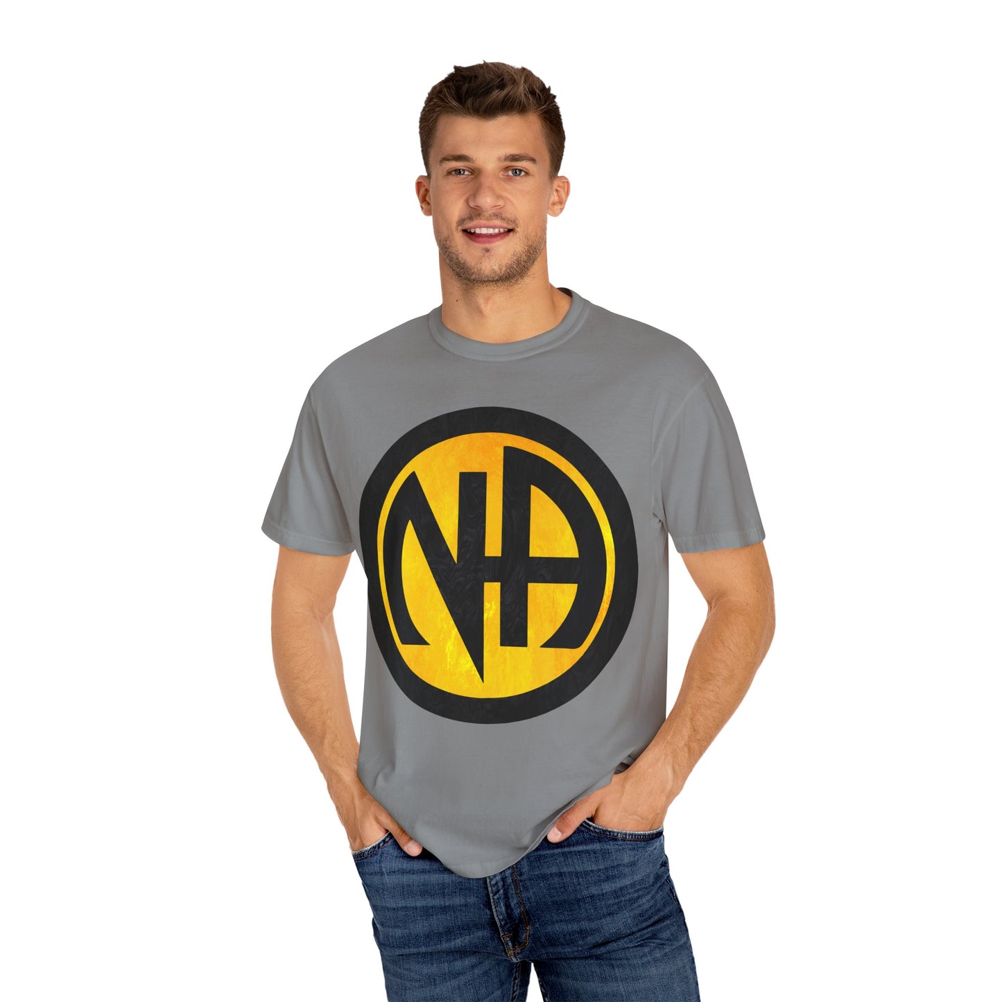 Narcotics Anonymous NA Logo – Yellow & Black Recovery Symbol Art T-Shirt, Recovery T-Shirt
