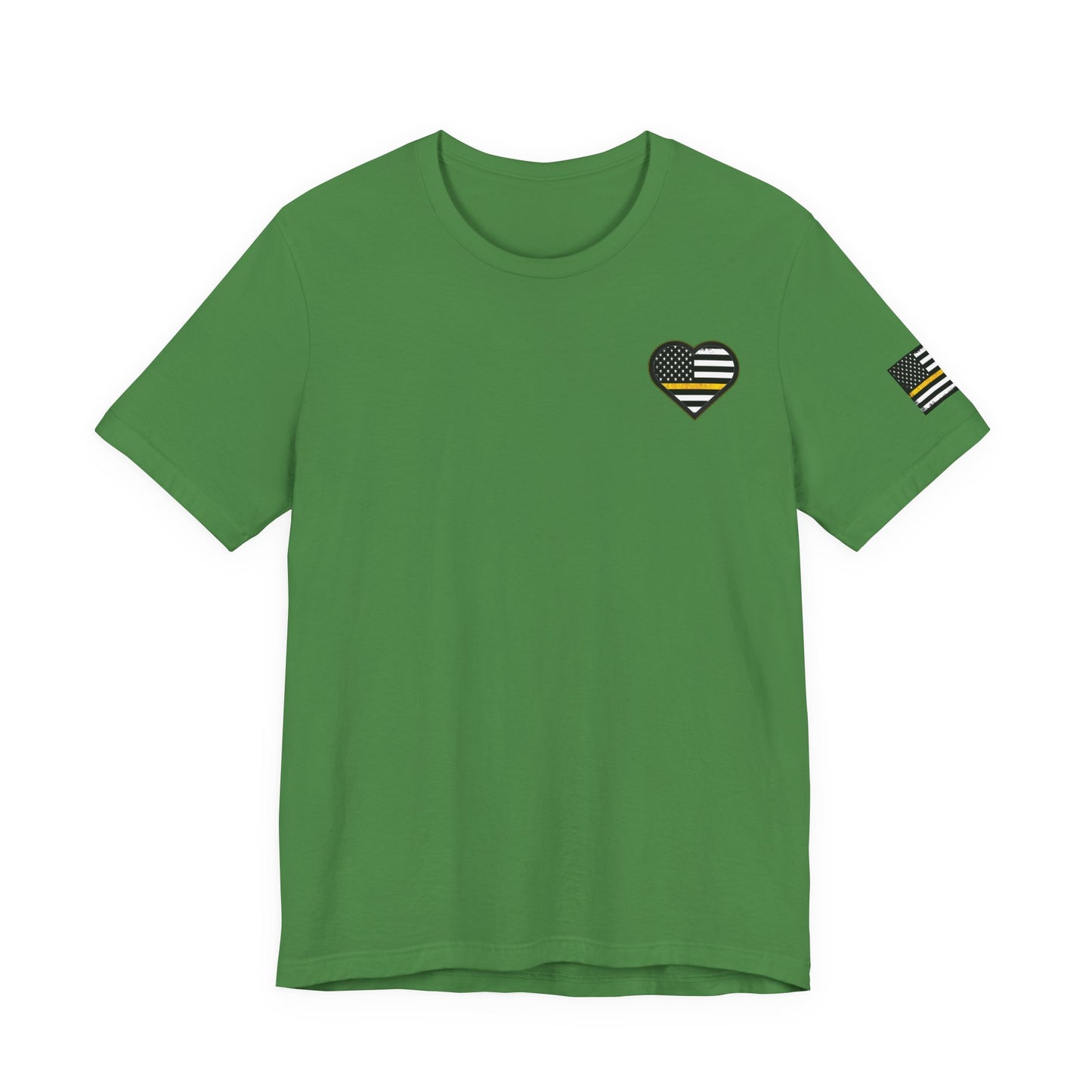 911 Dispatcher Sugar Skull Unisex Tee, Dispatcher Gift, Day of the Dead Shirt, Thin Gold Line,