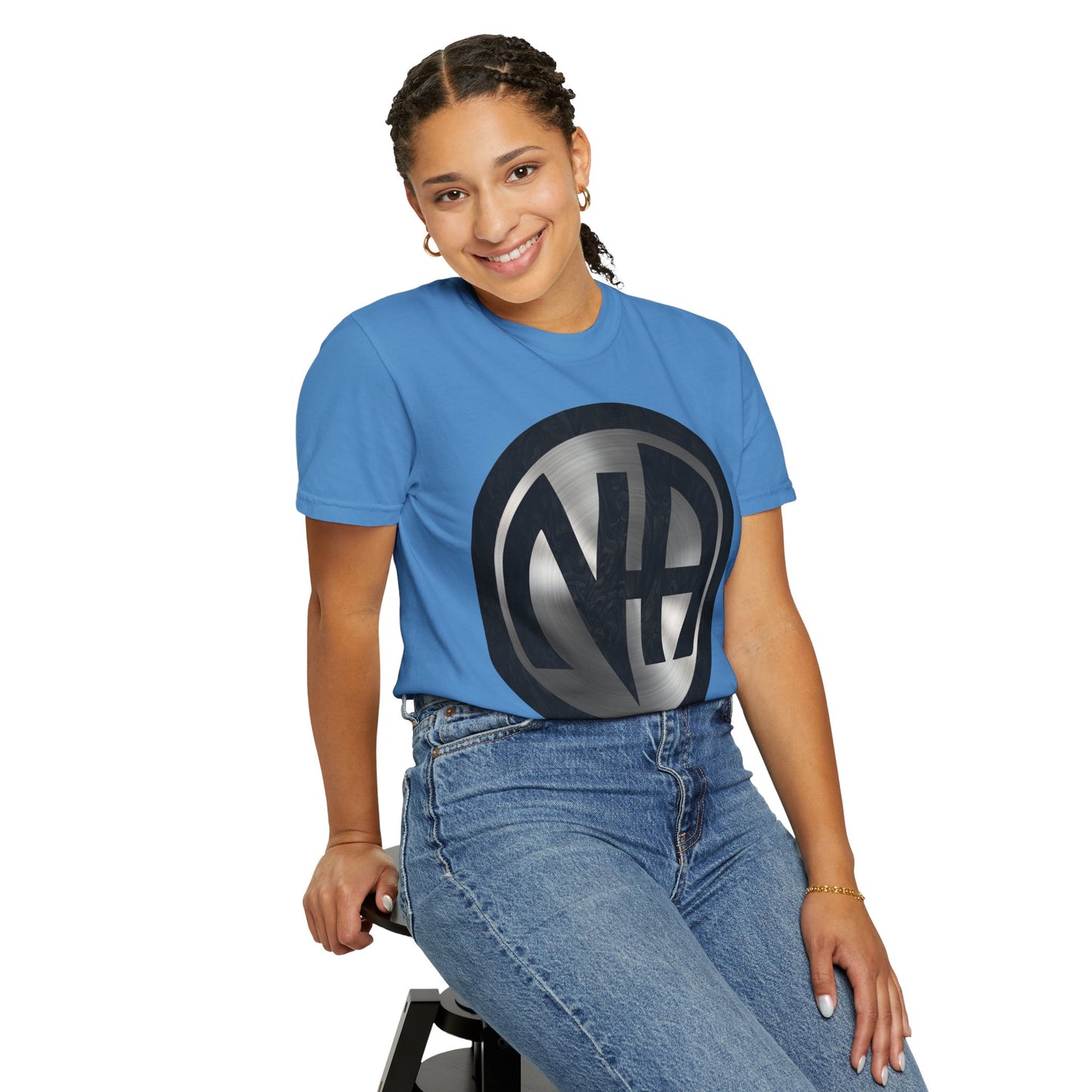 Narcotics Anonymous NA Logo – Metal & Black Recovery Symbol Art T-Shirt, Recovery T-Shirt