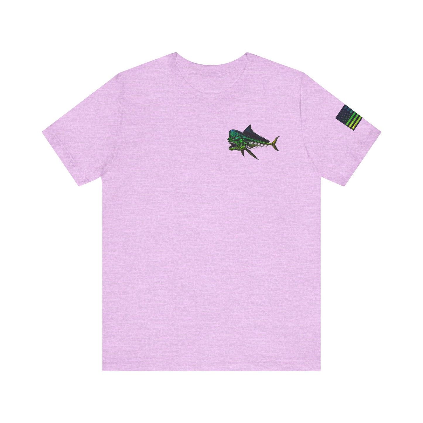 The Mahi Mahi Grunge Tee, Patriotic USA Shirt, Vintage American Flag