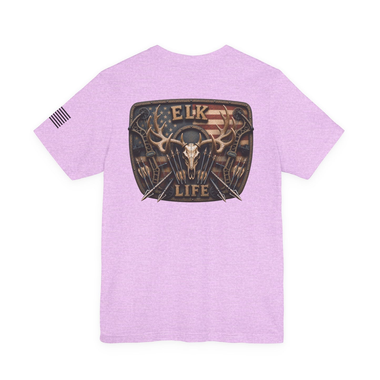 Elk Life American Archery Hunting T-Shirt – WRAEVN OUTDOORS Bowhunter Tee