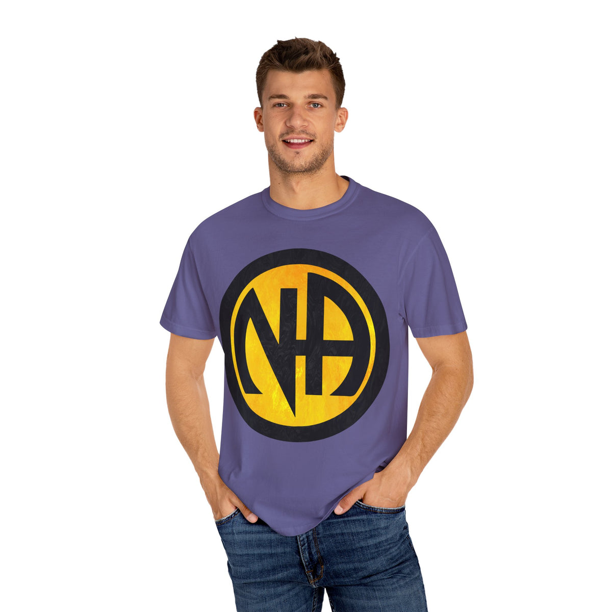 Narcotics Anonymous NA Logo – Yellow & Black Recovery Symbol Art T-Shirt, Recovery T-Shirt