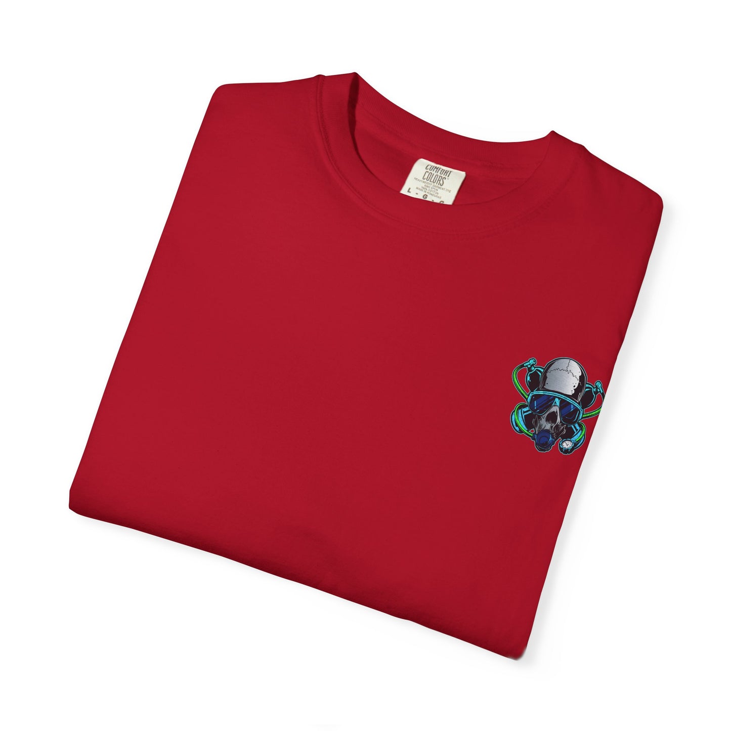 Scuba Skull Unisex T-shirt, Dive Flag Tee, Diving Shirt, Ocean Lover Gift, Beach Wear