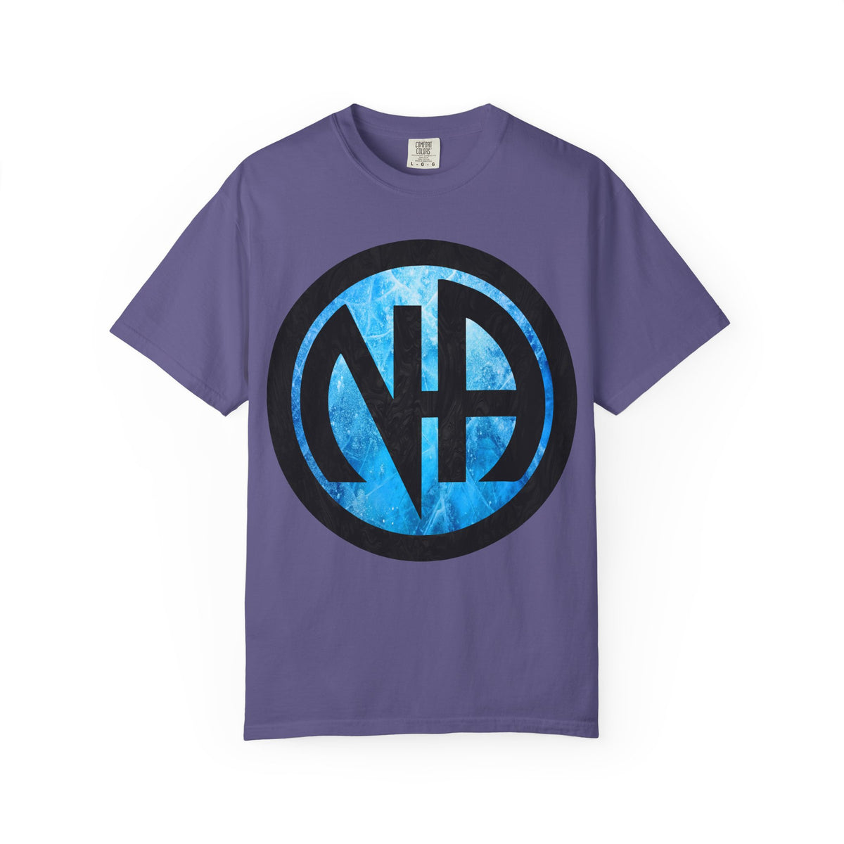 Narcotics Anonymous NA Logo – Blue Ice & Black Recovery Symbol Art T-Shirt, Recovery T-Shirt