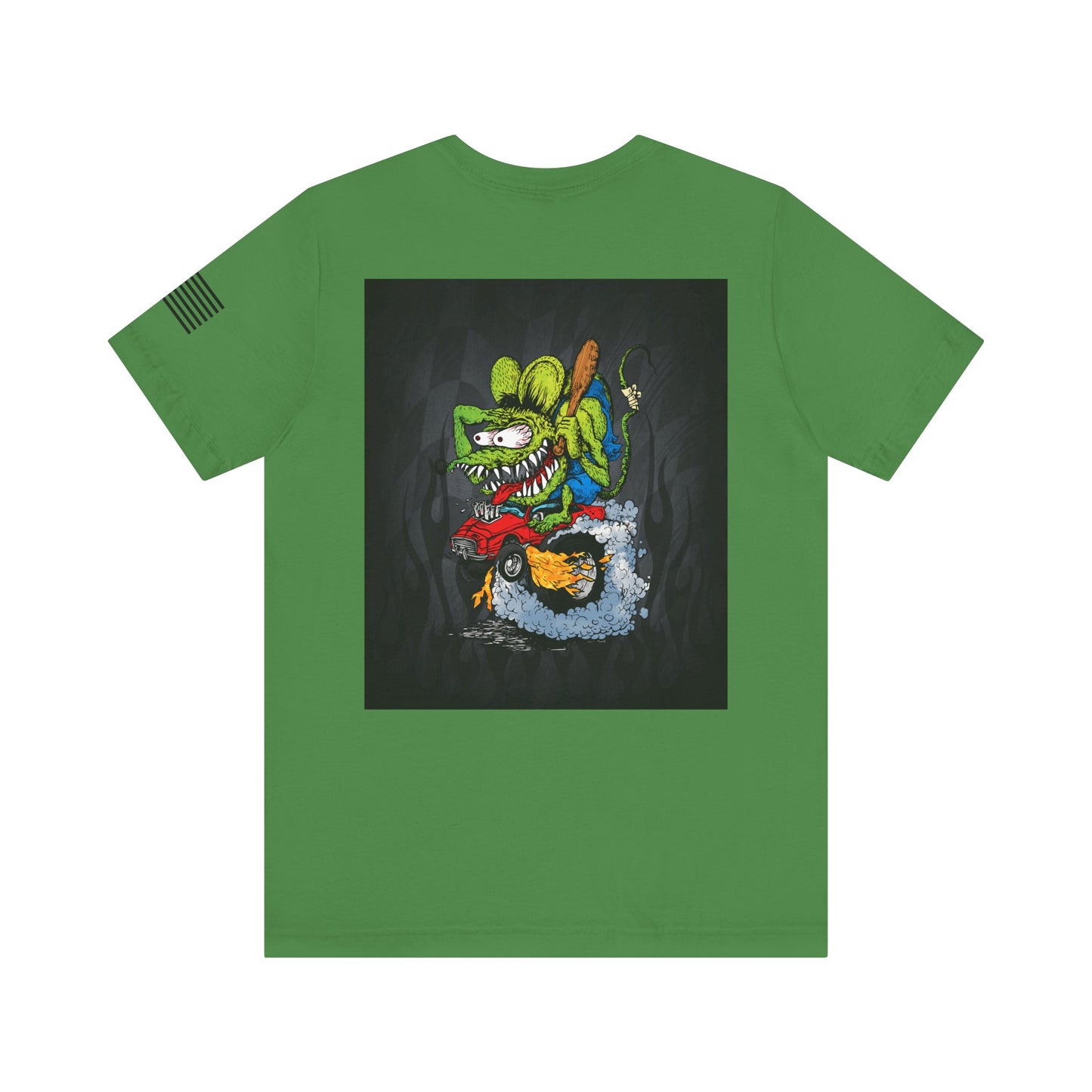 Rat Fink Monster Hot Rod Burnout – Wild Cartoon Drag Racer Tee