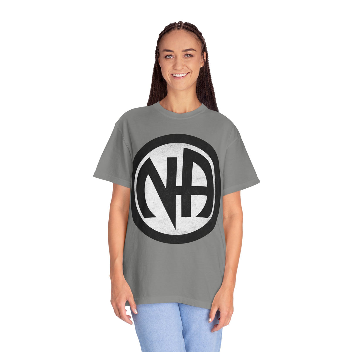 Narcotics Anonymous NA Logo – White & Black Recovery Symbol Art T-Shirt, Recovery T-Shirt
