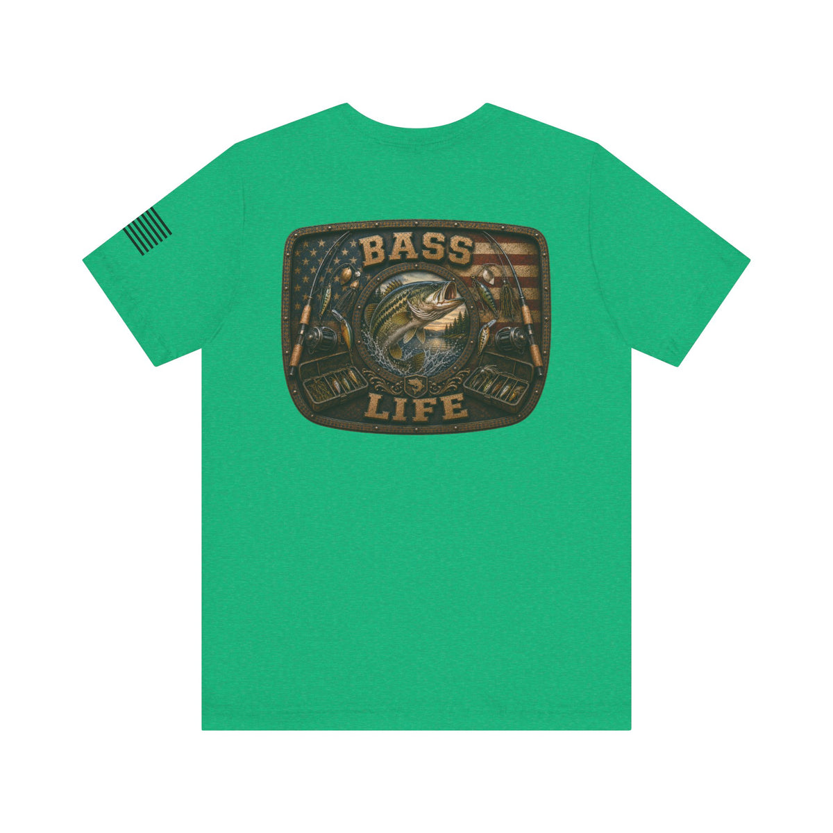 Bass Life Largemouth Bass Fishing T-Shirt – WRAEVN OUTDOORS Angler Tee