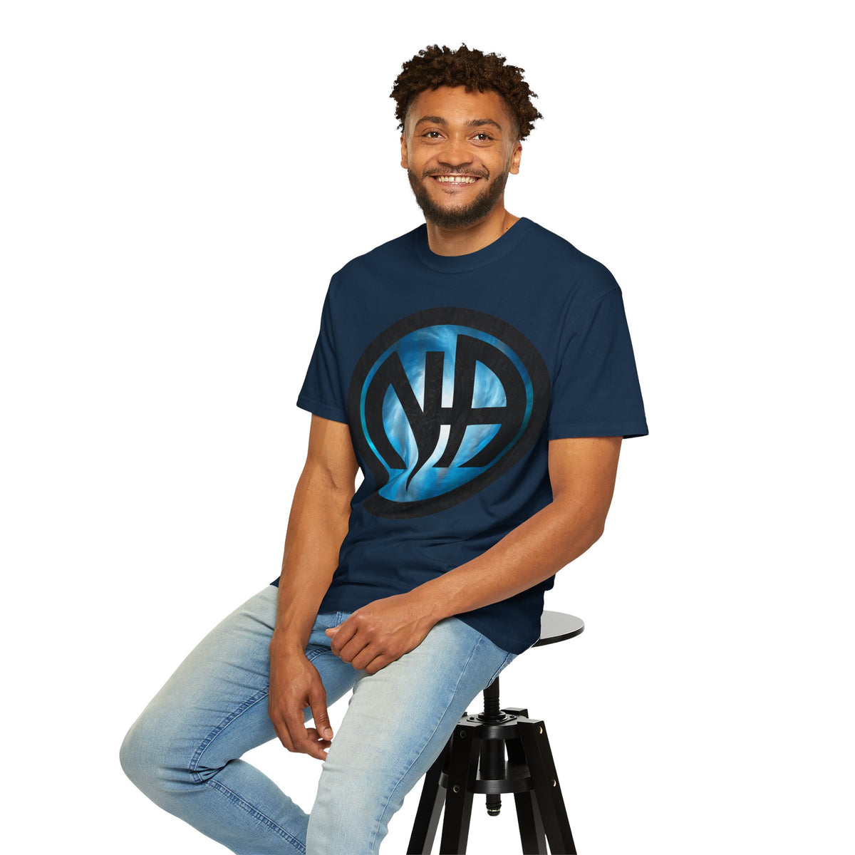 Narcotics Anonymous NA Logo – Cloud & Black Recovery Symbol Art T-Shirt, Recovery T-Shirt