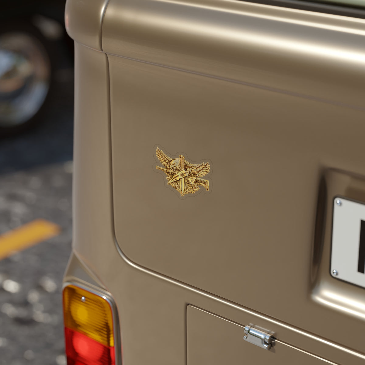 Golden SWAT Operator Tactical Freedom Sticker — Die-Cut Outdoor Vinyl