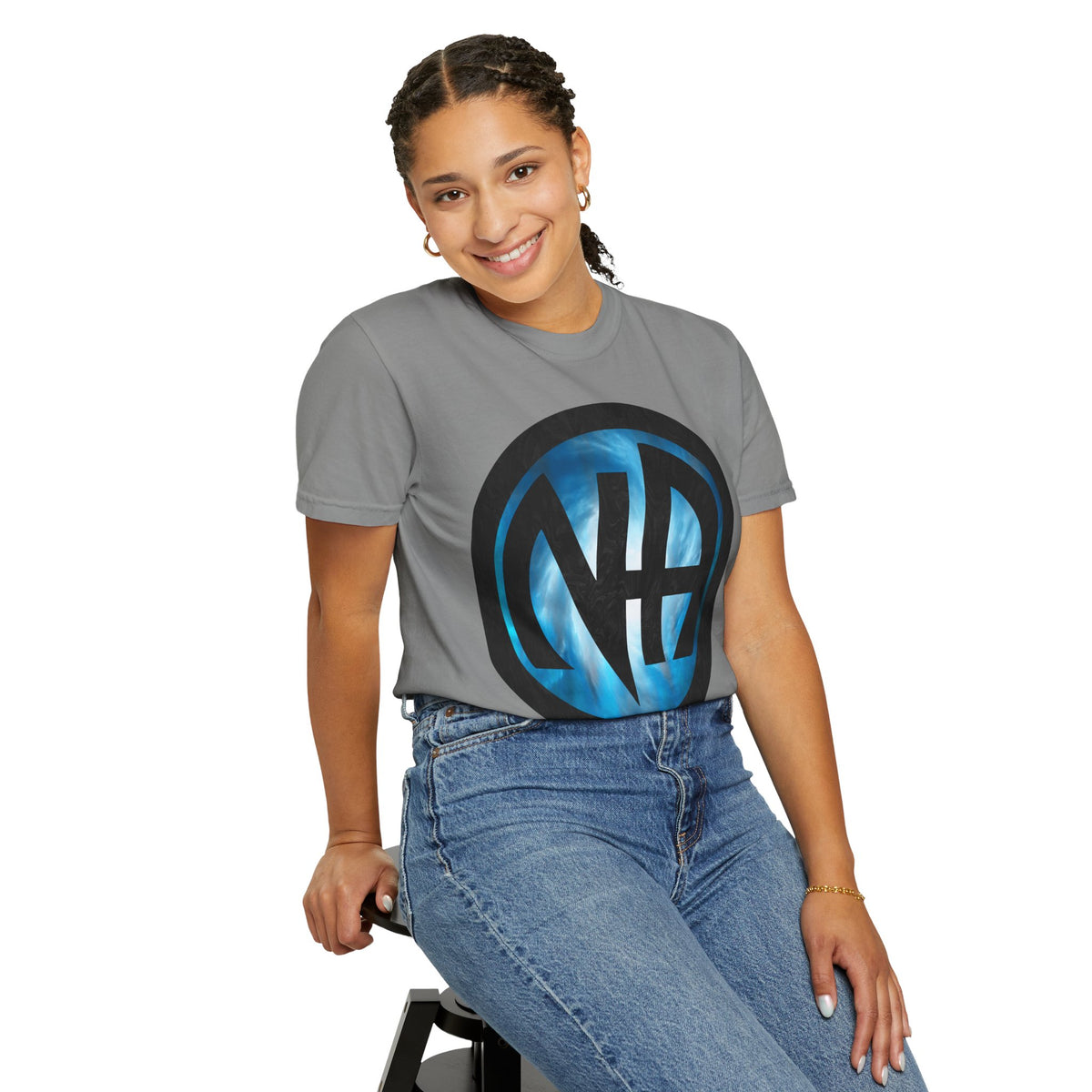 Narcotics Anonymous NA Logo – Cloud & Black Recovery Symbol Art T-Shirt, Recovery T-Shirt