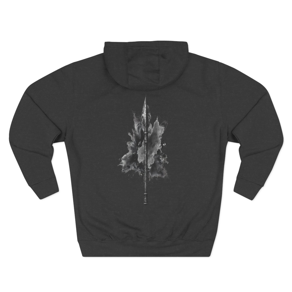 Three-Panel Fleece Hoodie Spartan Warrior