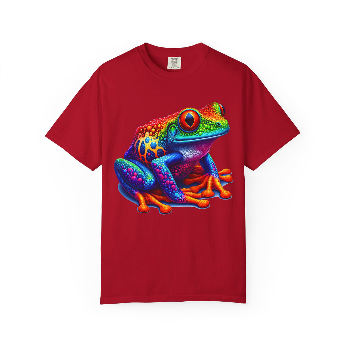 Frog T-Shirt | Unisex Garment-Dyed Tee for Nature Lovers, Eco-Friendly Gift, Birthday, Summer Vibe, Outdoor Adventure