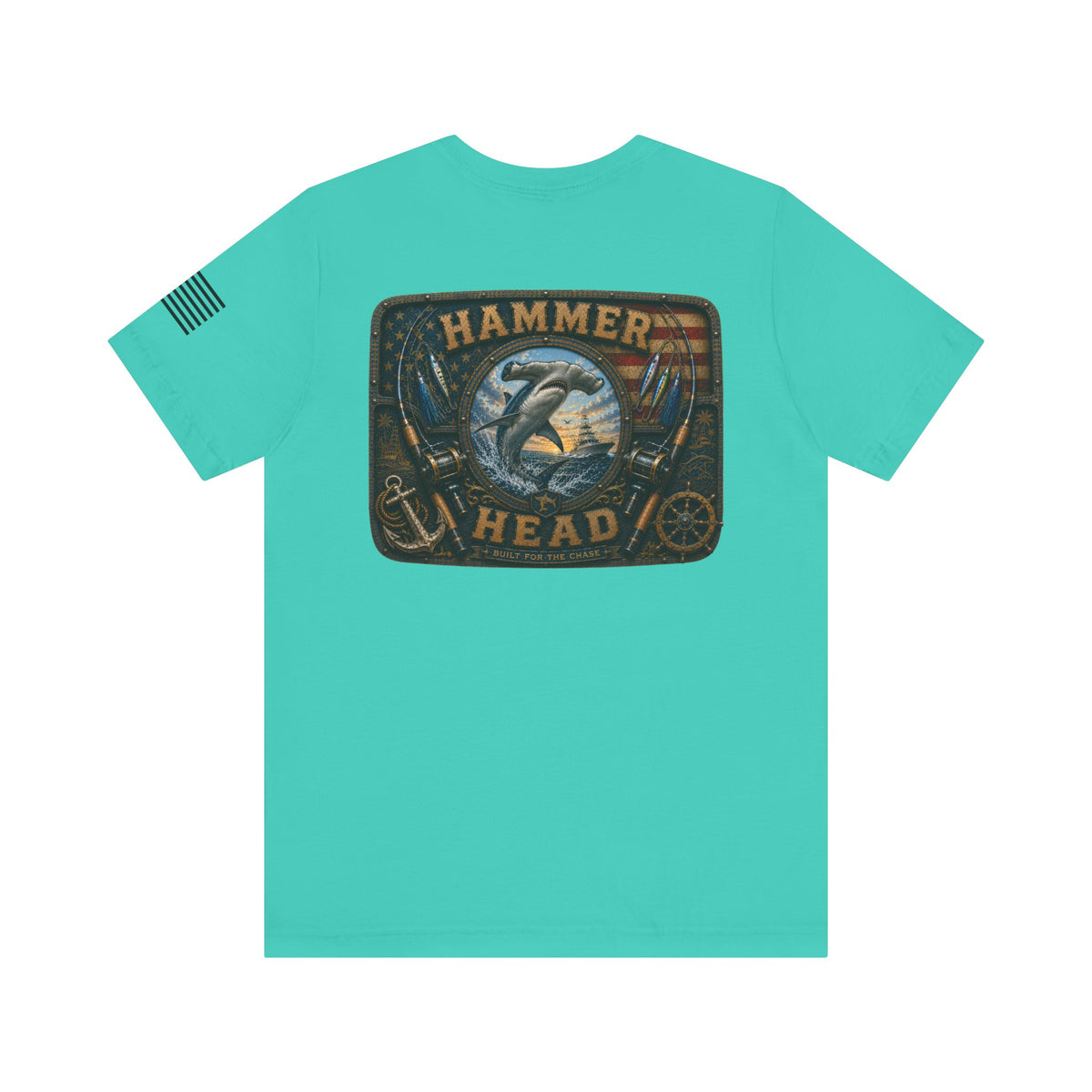 Hammerhead Life Shark Fishing T-Shirt – WRAEVN OUTDOORS Offshore Angler Tee