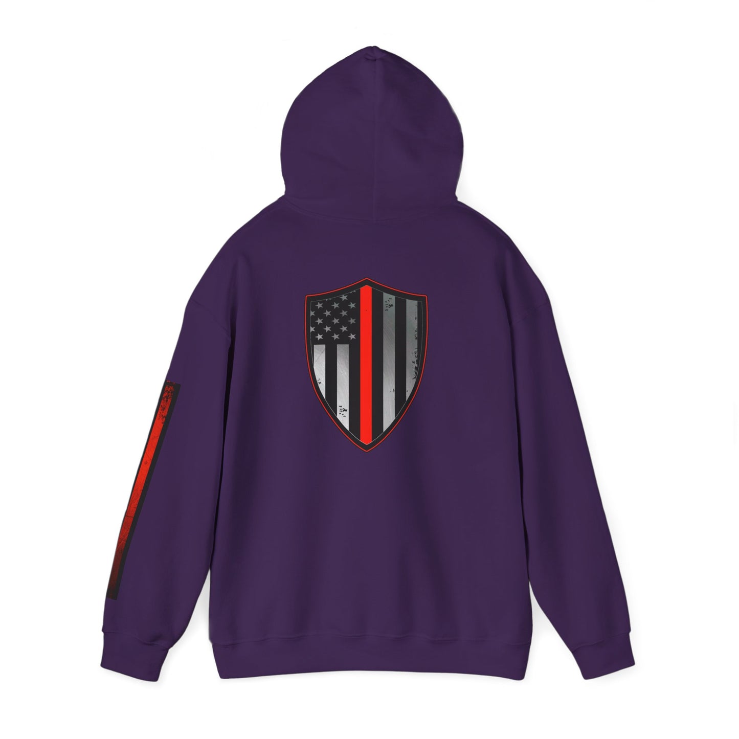 Firefighter Thin Red Line American Flag Hoodie, Fireman Gift, Firefighter Apparel, Thin Red Line Sweatshirt, Firefighter