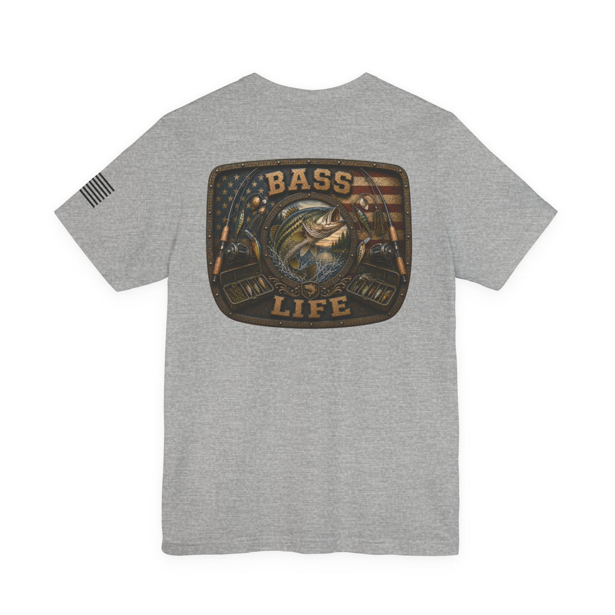 Bass Life Largemouth Bass Fishing T-Shirt – WRAEVN OUTDOORS Angler Tee