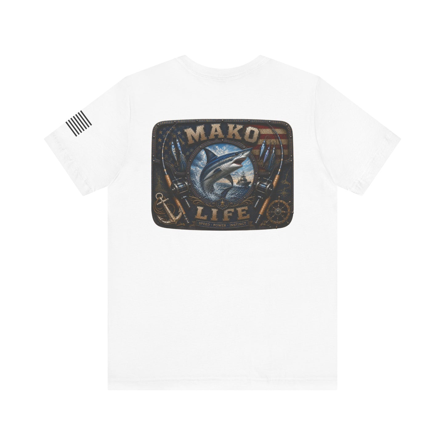 Mako Life Shark Fishing T-Shirt – WRAEVN OUTDOORS Offshore Angler Tee