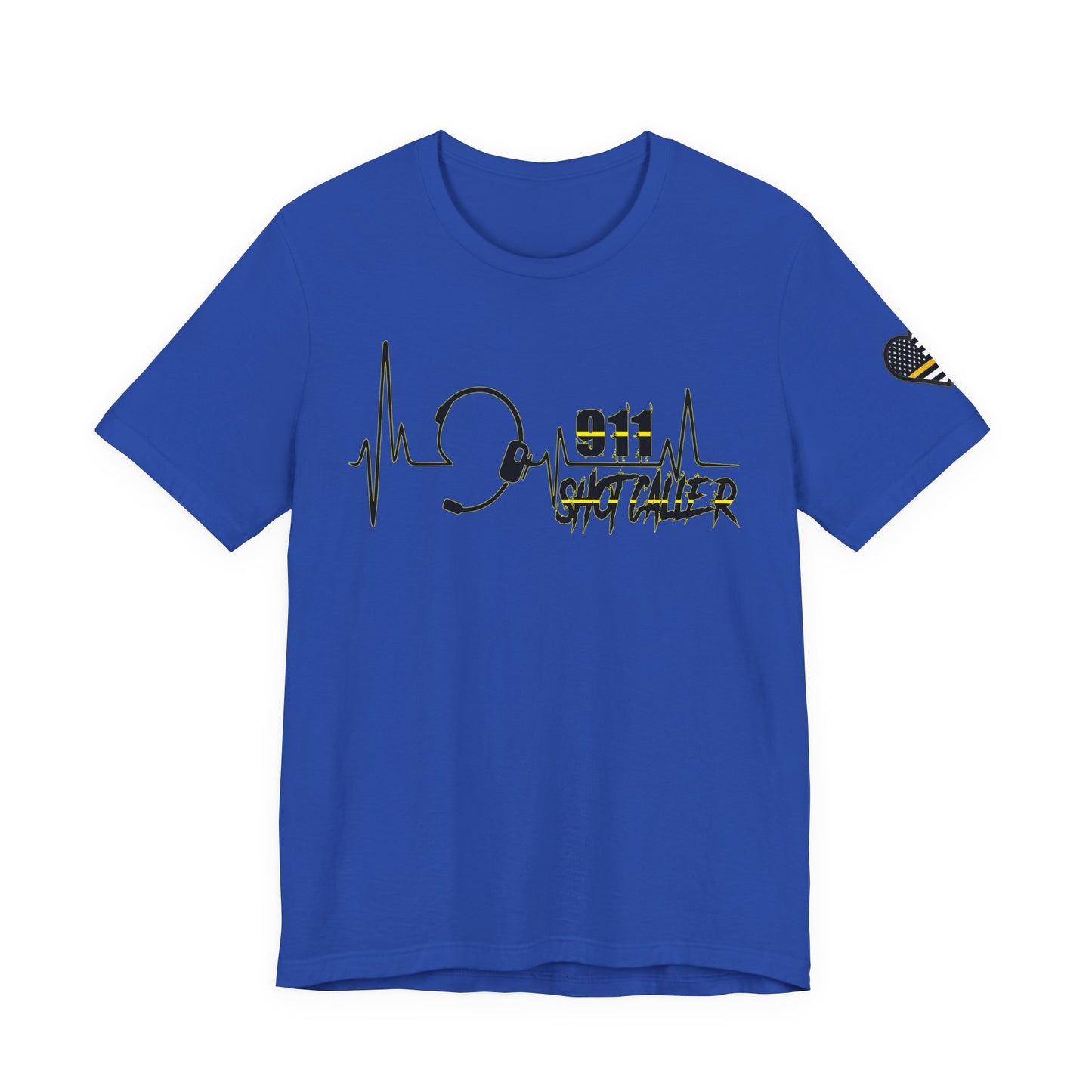 Shot Caller Sugarskull Tee, Dispatcher T-Shirt, 911 Operator Shirt, Unisex Jersey Tee, Short Sleeve Top