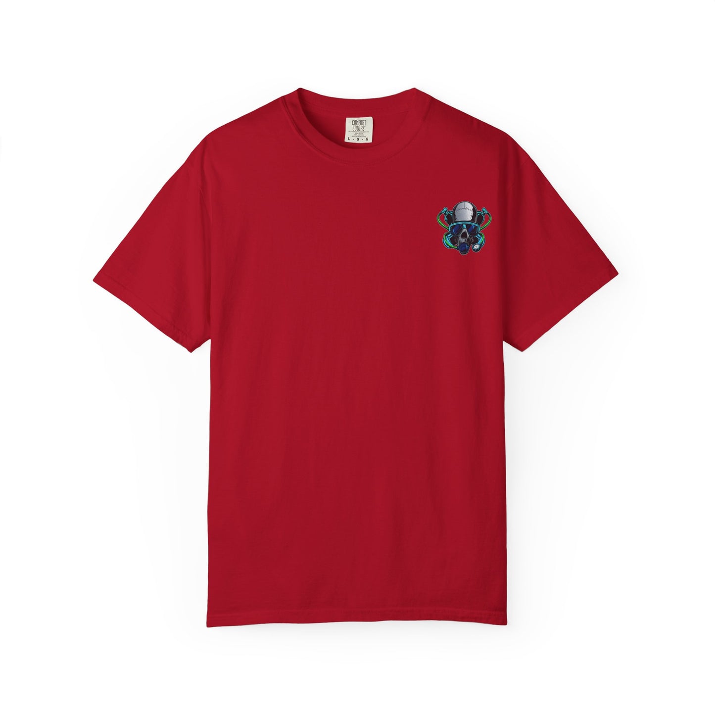 Scuba Skull Unisex T-shirt, Dive Flag Tee, Diving Shirt, Ocean Lover Gift, Beach Wear