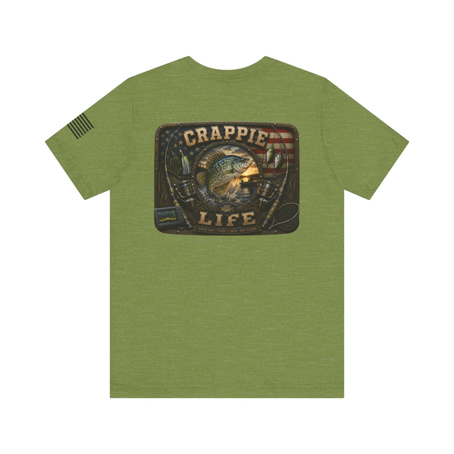 Crappie Life Fishing T-Shirt – WRAEVN OUTDOORS Slab Crappie Angler Tee