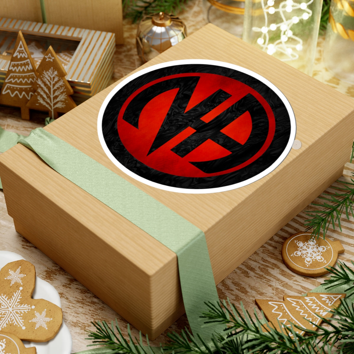 Red Narcotics Anonymous Symbol Sticker – Bold Recovery Support ArtKiss-Cut Stickers