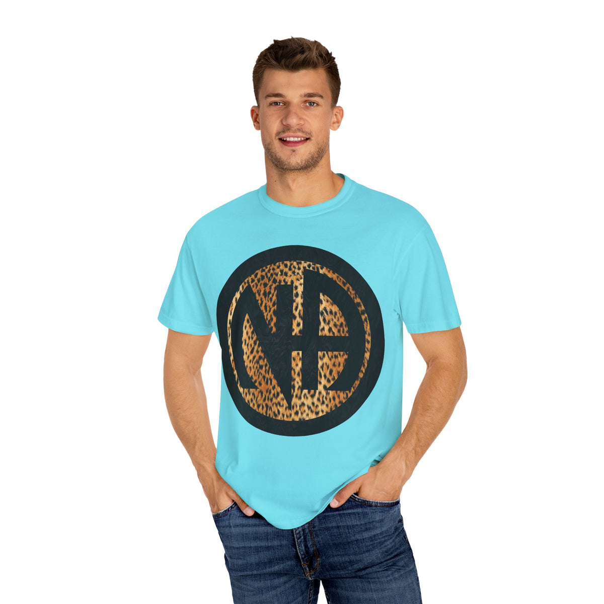 Narcotics Anonymous NA Logo – Leopard Print Recovery Symbol Art T-Shirt, Recovery T-Shirt