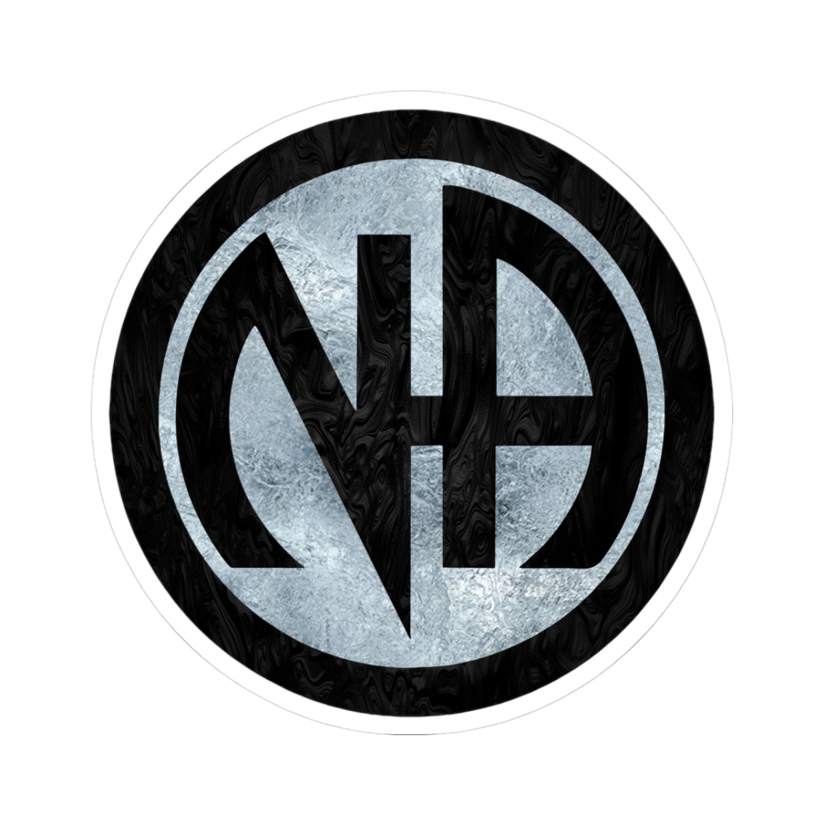Iced Narcotics Anonymous Symbol Sticker – Bold Recovery Support ArtKiss-Cut Stickers
