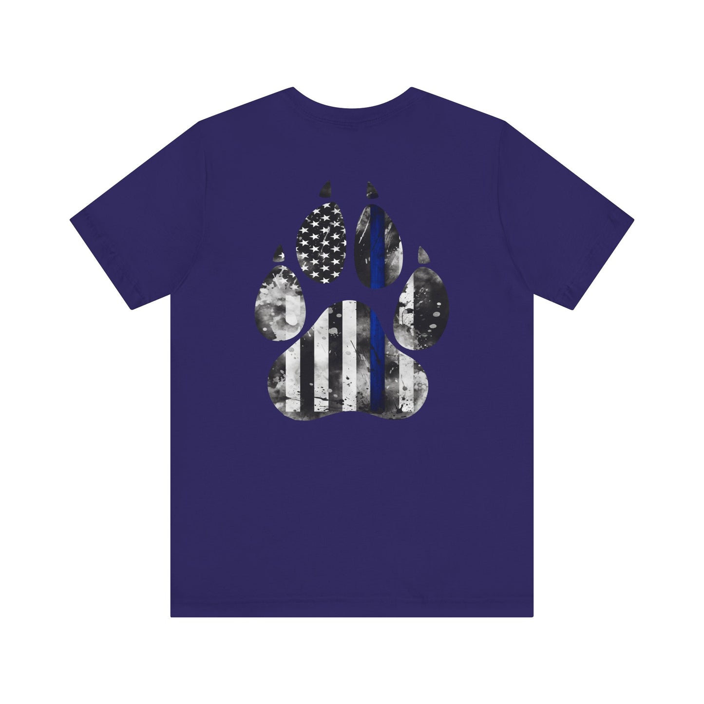 K9 Blue Line Paw Print Tee