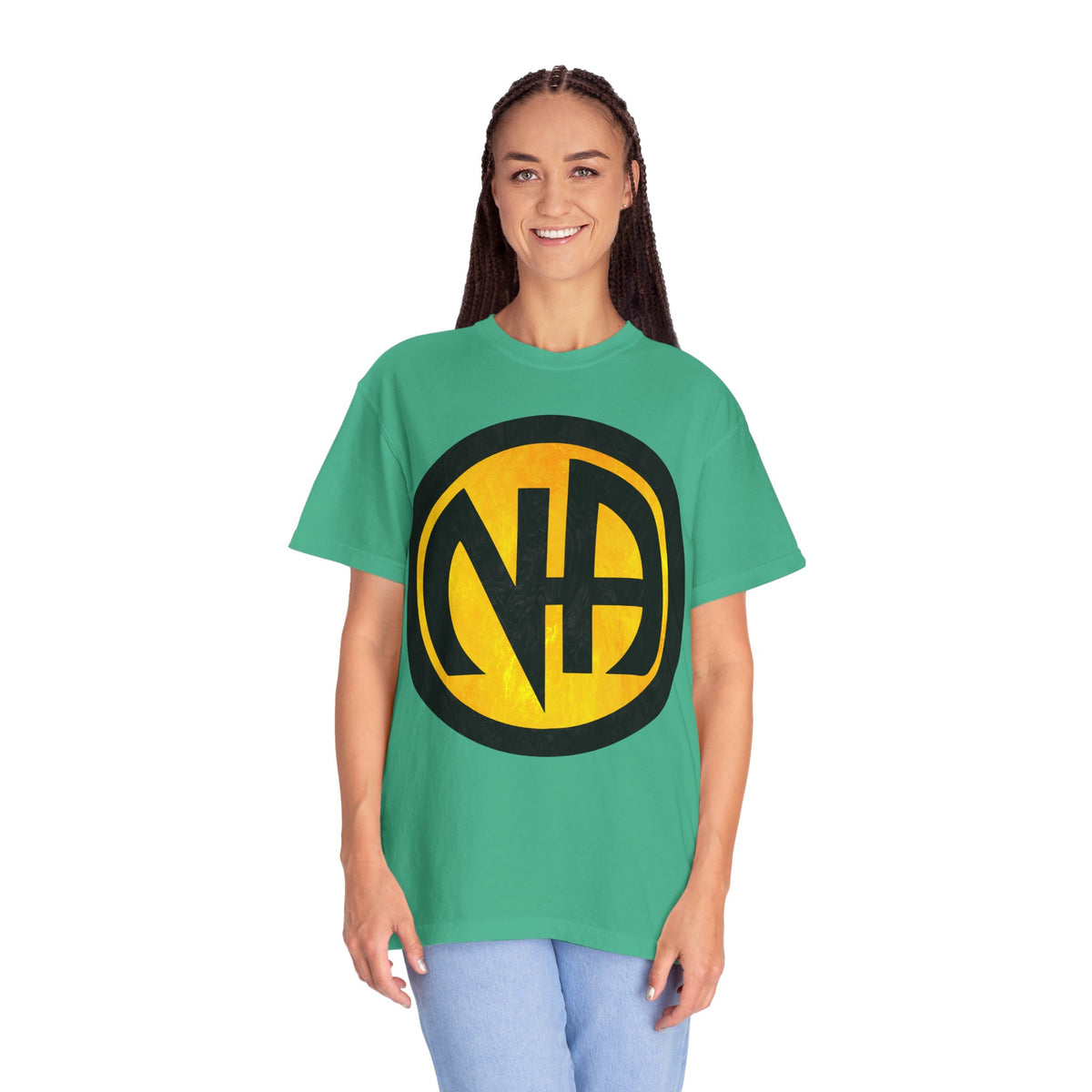 Narcotics Anonymous NA Logo – Yellow & Black Recovery Symbol Art T-Shirt, Recovery T-Shirt
