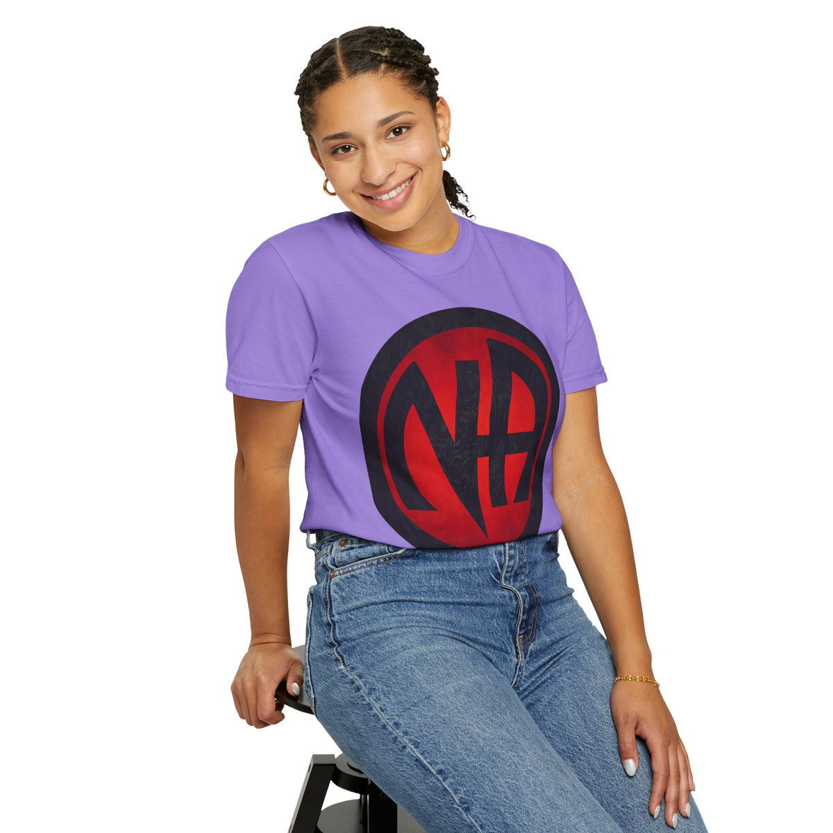 Narcotics Anonymous NA Logo – Red & Black Recovery Symbol Art T-Shirt, Recovery T-Shirt