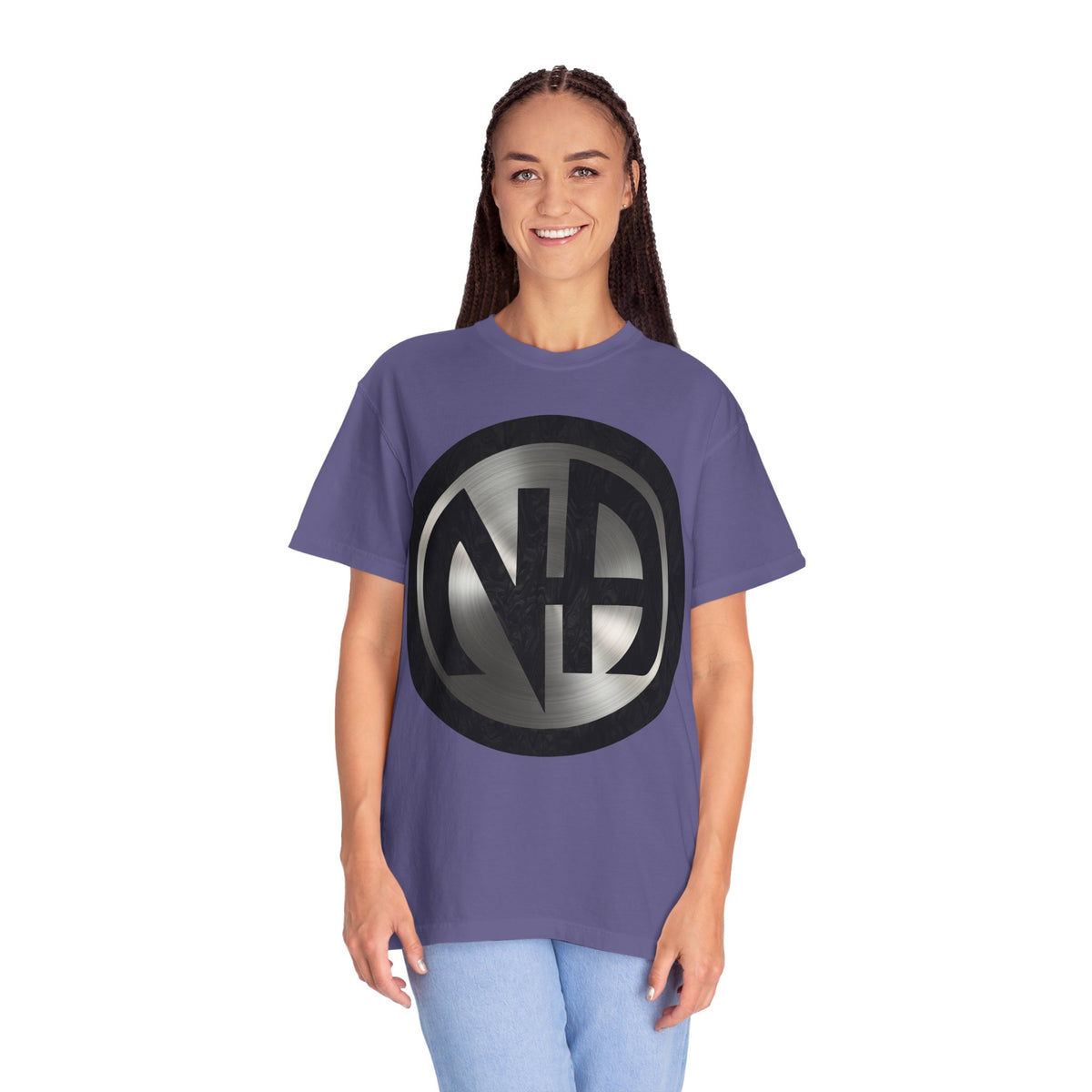 Narcotics Anonymous NA Logo – Metal & Black Recovery Symbol Art T-Shirt, Recovery T-Shirt