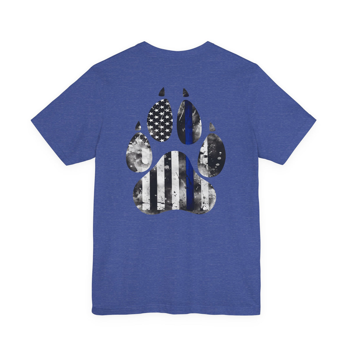 K9 Blue Line Paw Print Tee