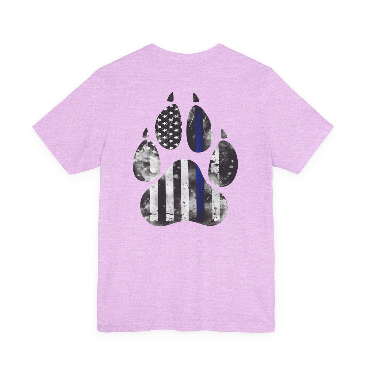 K9 Blue Line Paw Print Tee