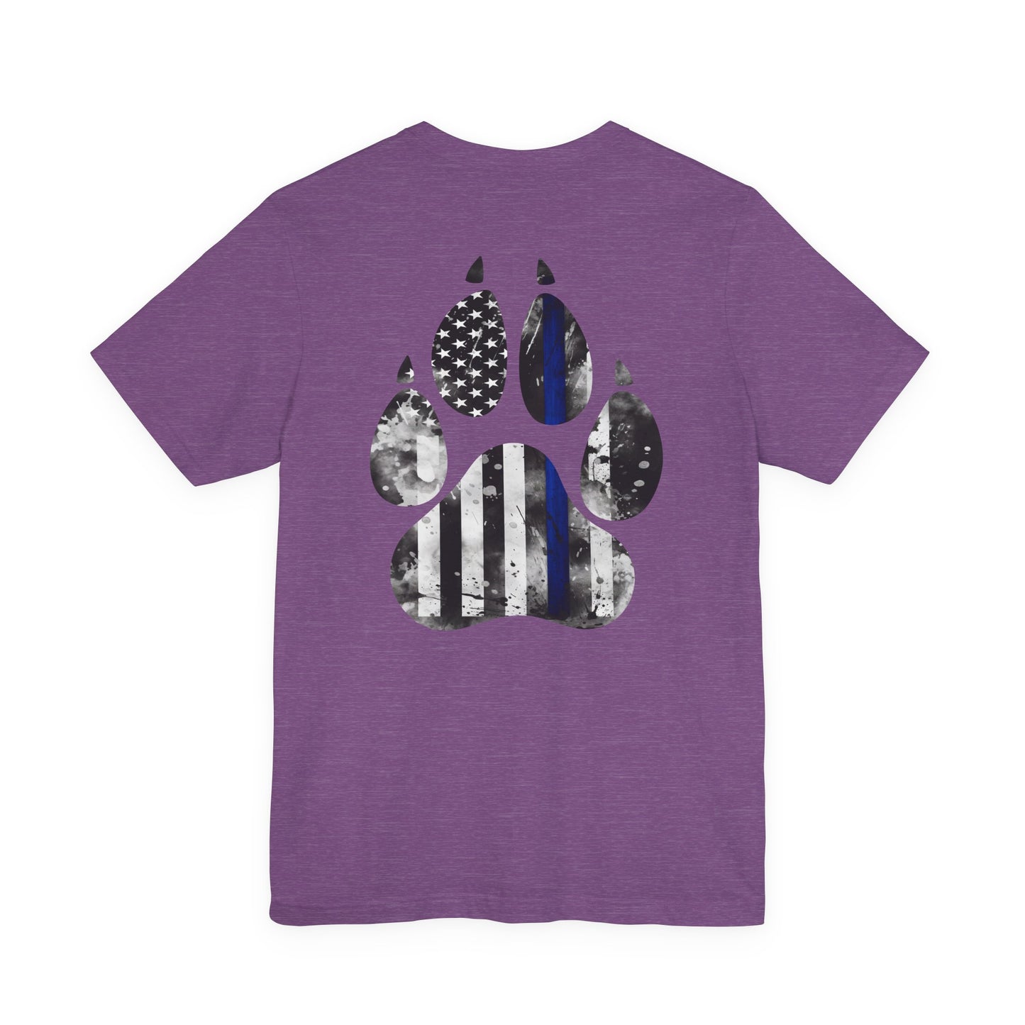 K9 Blue Line Paw Print Tee