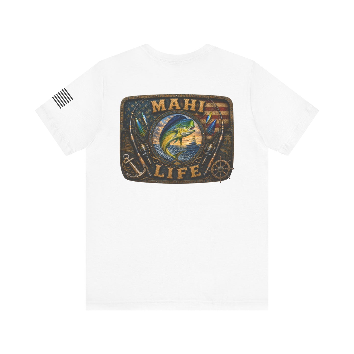 Mahi Life Mahi Mahi Fishing T-Shirt – WRAEVN OUTDOORS Offshore Angler Tee