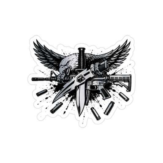 SWAT Operator Tactical Freedom Sticker — Die-Cut Outdoor Vinyl