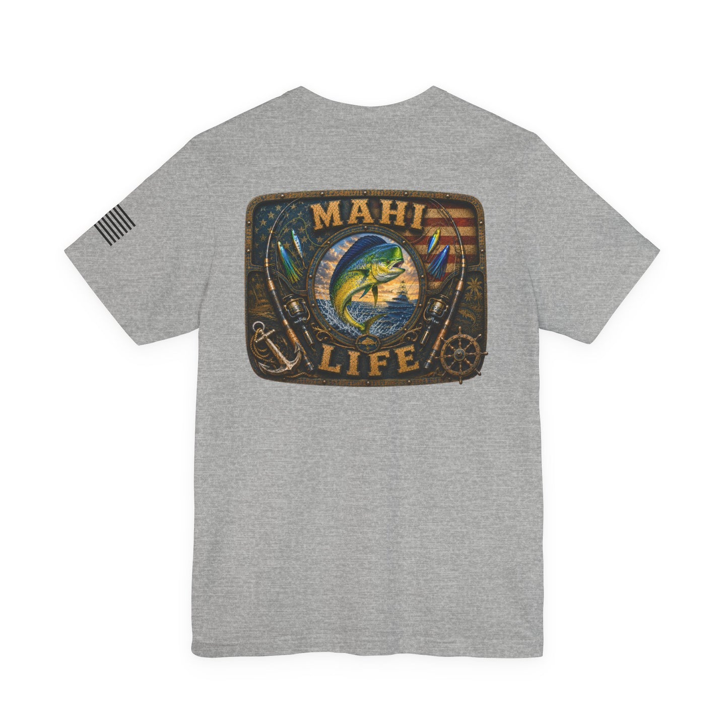 Mahi Life Mahi Mahi Fishing T-Shirt – WRAEVN OUTDOORS Offshore Angler Tee
