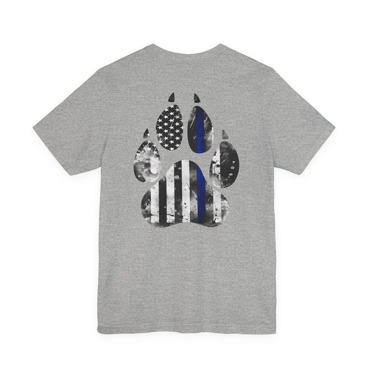 K9 Blue Line Paw Print Tee