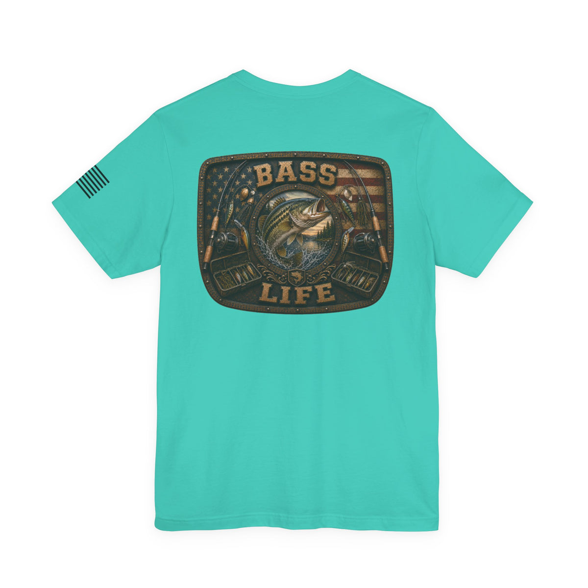 Bass Life Largemouth Bass Fishing T-Shirt – WRAEVN OUTDOORS Angler Tee
